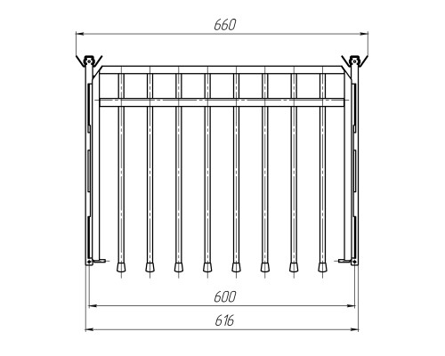 Брючница выдвижная 600х450
